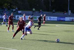 Emma Skredderberget er tilbake i KFUM etter opphold i Kolbotn og Vålerenga. Foto: Guttorm Lende