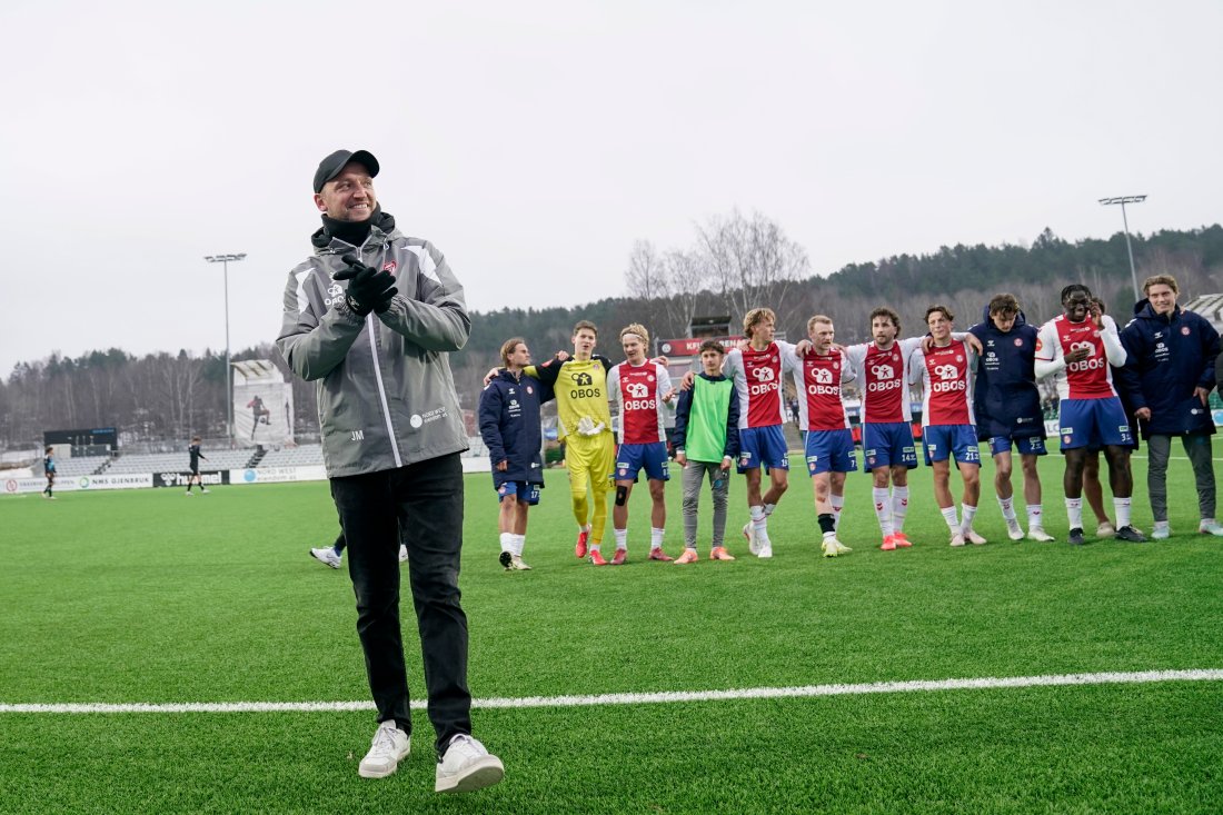 <em>Årets første Kåffa-rop levert! Foto: Fredrik Varfjell / NTB</em>