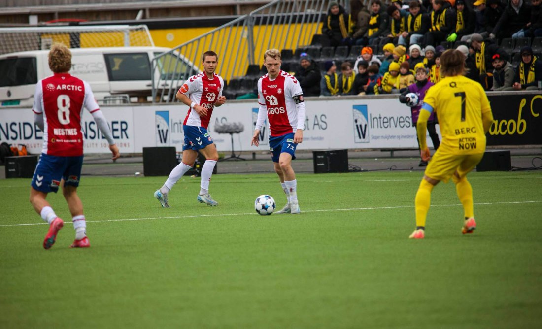 <em>Robin Rasch tilbake fra start gjorde en solid jobb, men det holdt ikke helt ut. Foto: Markus Bratlie</em>