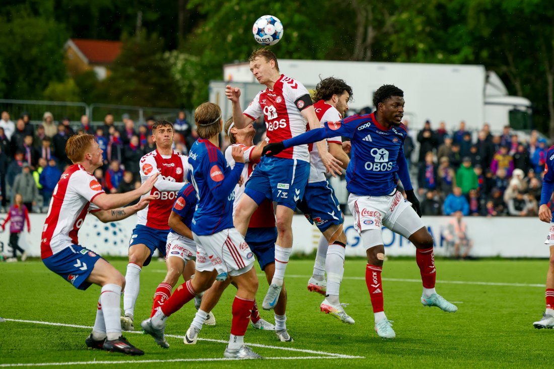 <em>Robin i aksjon mot Vålerenga på KFUM Arena. Foto: Jonas Been Henriksen / NTB</em>