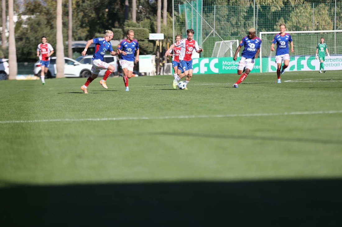 <em>Rasmus på farten i dag. Foto: Markus Bratlie</em>